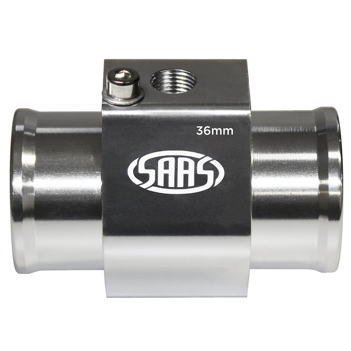 SAAS-Water-Temp-Adapter-Rad-Hose-36mm-Alum-|-SWTA36