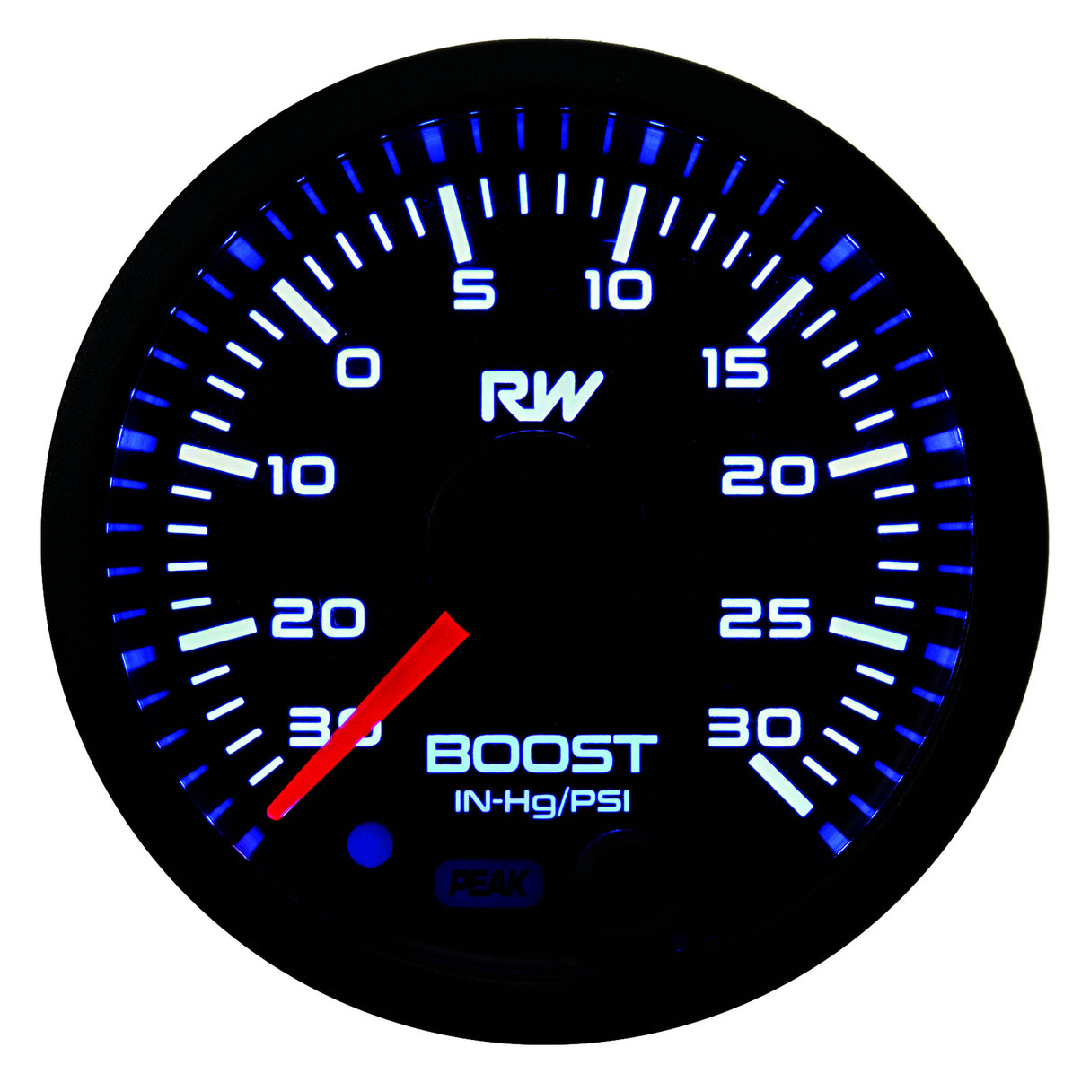 Raceworks 52mm Electronic Boost/Vac Gauge (PSI) Kit | VPR-300