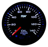 Raceworks 52mm Electronic Oil Pressure Gauge Kit | VPR-303