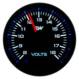 Raceworks 52mm Electronic Voltmeter Gauge Kit | VPR-305