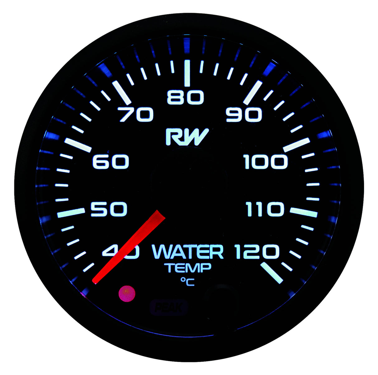 Raceworks 52mm Electronic Water Temperature Gauge Kit | VPR-306