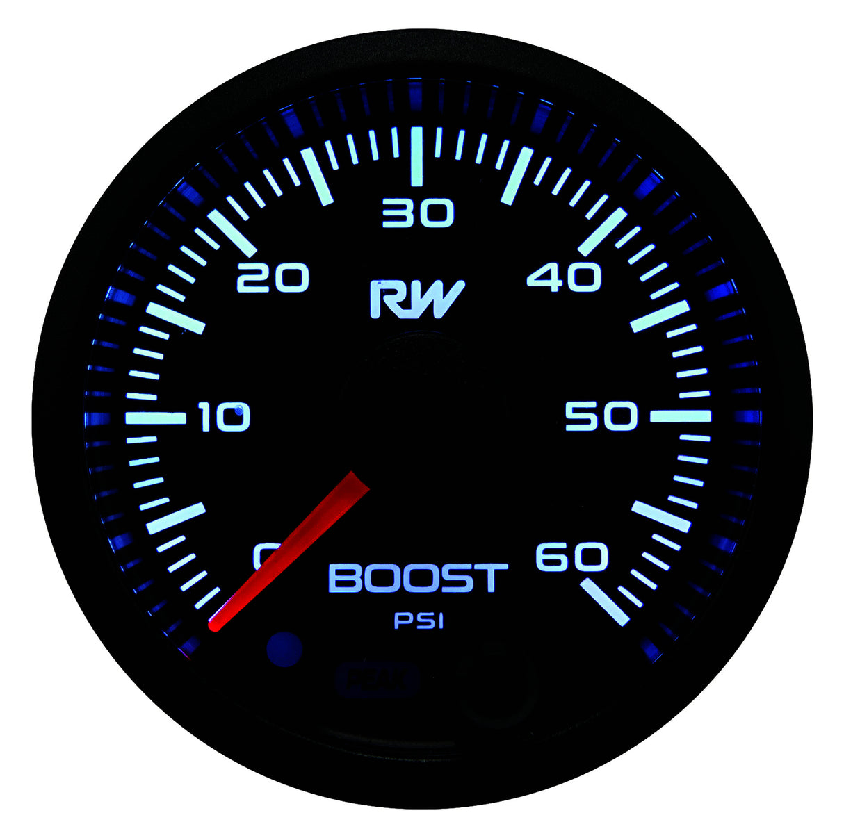 Raceworks 52mm Electronic Diesel Boost Gauge Kit (60PSI) | VPR-309