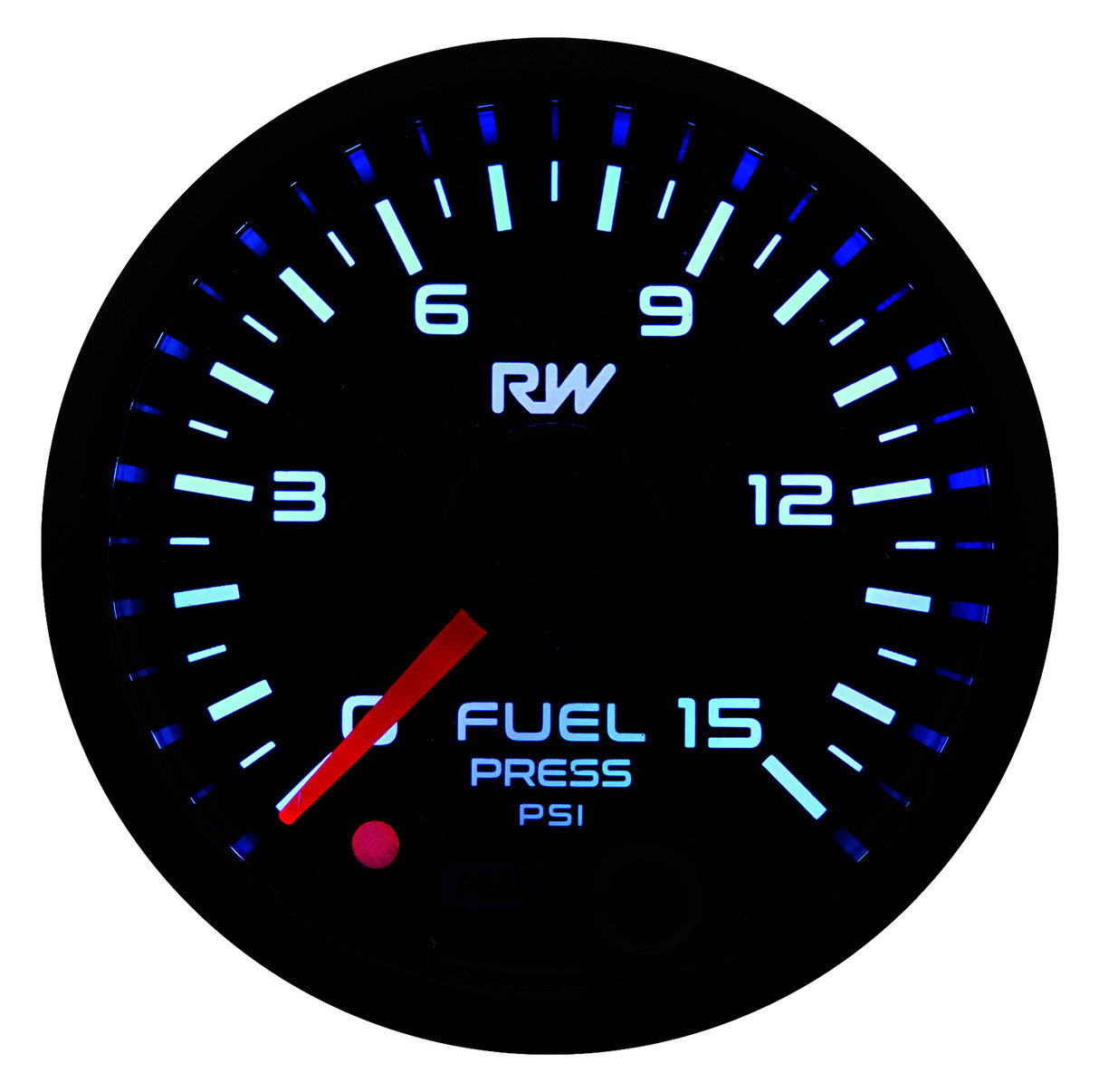 Raceworks 52mm Electronic Carby Fuel Pressure Gauge Kit | VPR-311