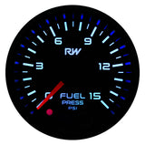 Raceworks 52mm Electronic Carby Fuel Pressure Gauge Kit | VPR-311