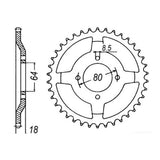 XAM Sprocket Kit Yamaha AG100 14/51