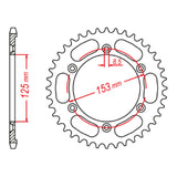 XAM Sprocket Kit Honda XR90L '17- 15/52 (OE#428) O-Ring