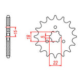 XAM Sprocket Kit Kawasaki KX125 '03- X-Ring 13/51