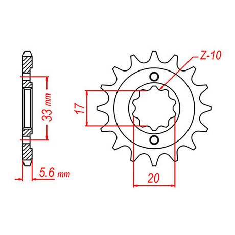 XAM Sprocket Kit Kawasaki KX250F '04-'05 /RMZ250 13/48