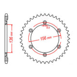 XAM Sprocket Kit Suzuki DR650 '06-'15 X-Ring Gold 15/41