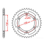 XAM Sprocket Kit Sherco 250/300SH2 NSD 14/48