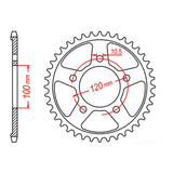 XAM Sprocket Kit APR RSV1000 Mille 9803 /Tu 02-05 X-Ring 17/42