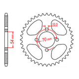XAM Sprocket Kit Honda CBR125 '02-'11 O-Ring 15/42