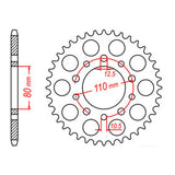 XAM Sprocket Kit Honda VFR750F (RC24) '86-'87 X-Ring Gold 16/45