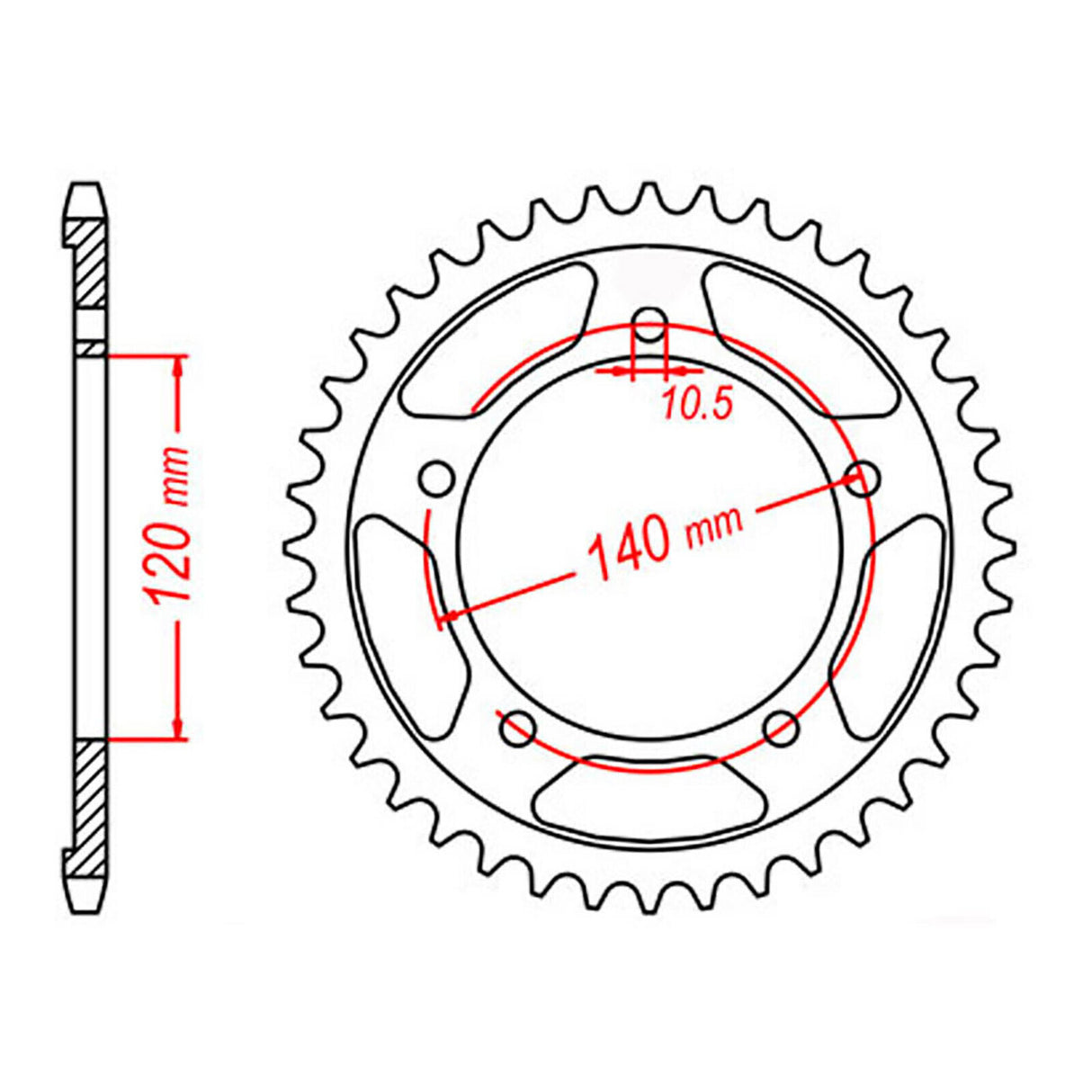 XAM Sprocket Kit Suzuki DL1000 V-Strom '06-'12 - 525AX 17/41