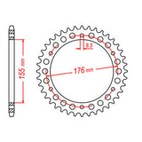 XAM Sprocket Kit Triumph Speed Triple '99-'01/ Daytona T995 '99-'01 X-R18/43