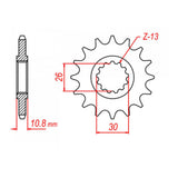 XAM Sprocket Kit Yamaha YZF-R1 '98-'03 (economy) X-Ring 16/43