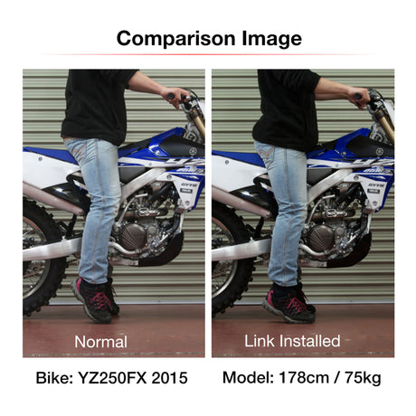 Zeta RSL Low Down Link -27mm - Husqvarna TE / FE ('24-) - Honda Blue