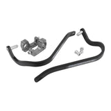 Zeta Armour Handguards Bent for 28.6mm Handlebars with U-Clamp - Black