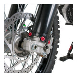 Zeta Fork Guard Bolt Set 8-Piece Honda - Red