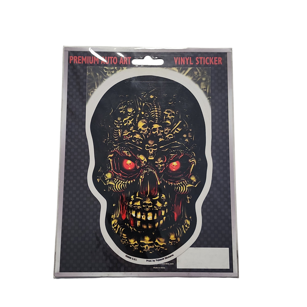 Boneyard Skull Premium Die Cut Sticker