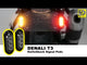 Denali T3 Rear Turn Signal / Brake Light Pods Red/Amber - Pair