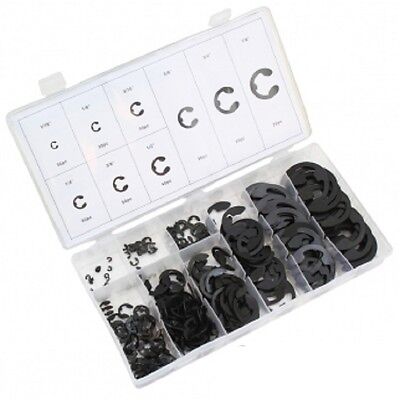 300pc E-Clip Assortment Retaining Snap Ring Circlip Kit 1.6 - 22.2mm