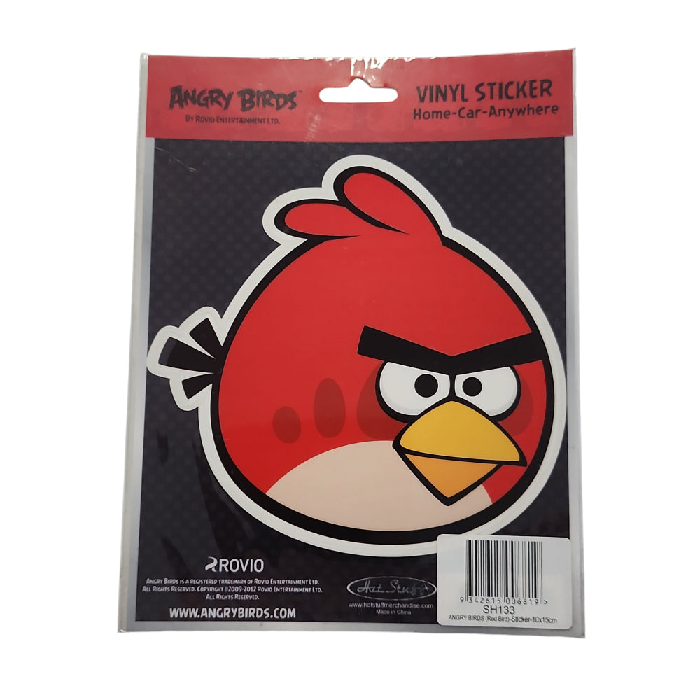 Red Angry Birds Premium Die Cut Sticker