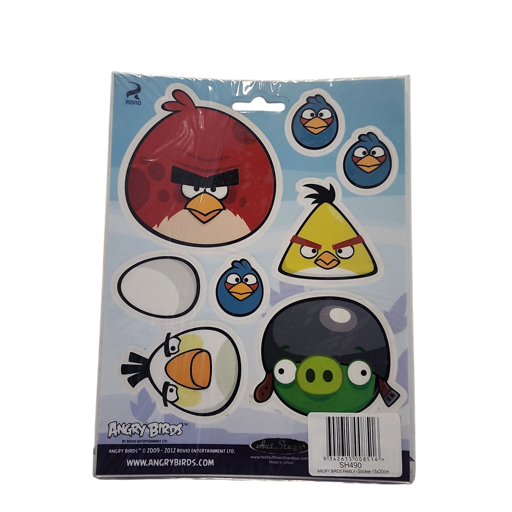 Angry Birds Family Premium Die Cut Sticker