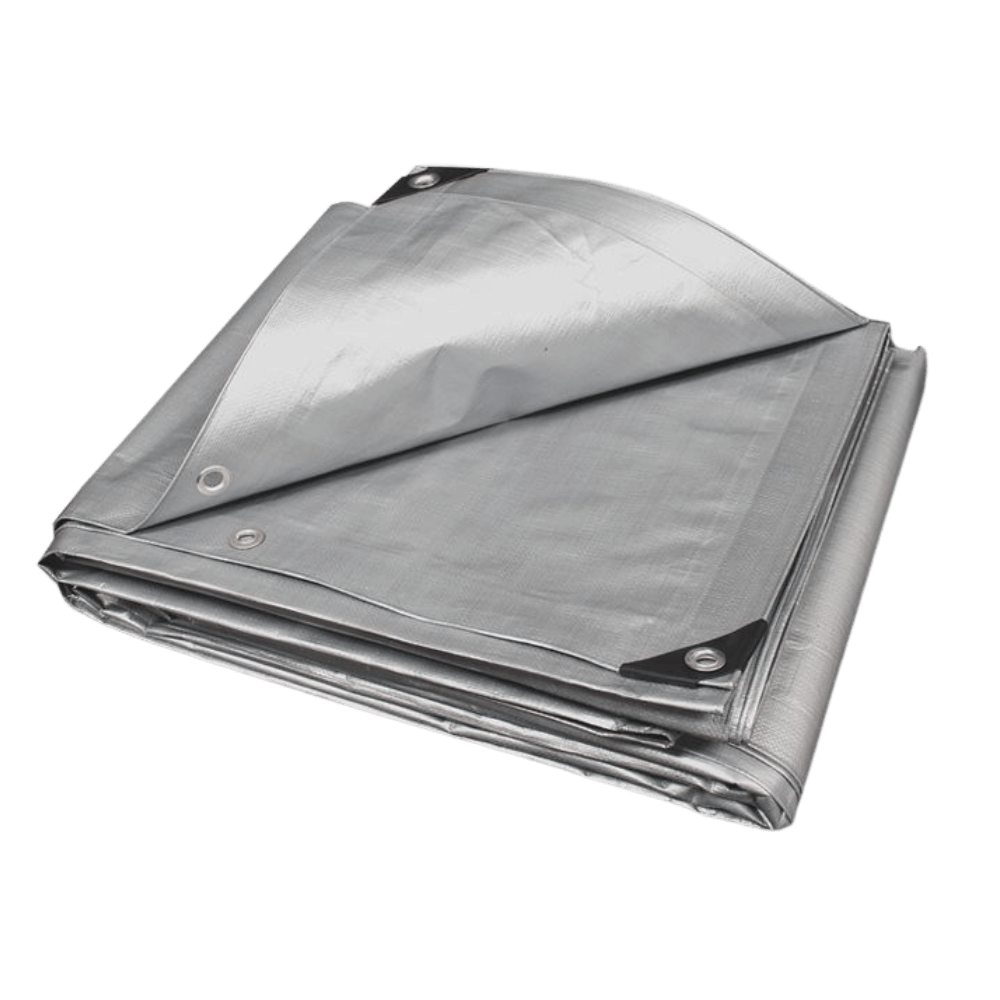 Silver Poly Tarp 1.8m x 1.2m (6ft x 4ft)